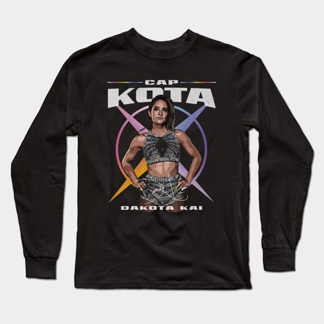 Dakota Kai Cap Kota Long Sleeve T-Shirt by MunMun_Design